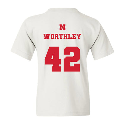 Nebraska - NCAA Baseball : Jalen Worthley - Youth T-Shirt