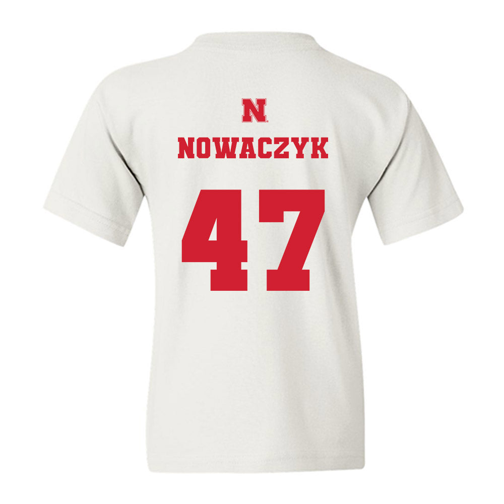 Nebraska - NCAA Baseball : Colin Nowaczyk - Generic Shersey Youth T-Shirt-1