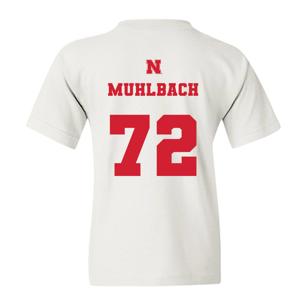 Nebraska - NCAA Softball : Carlie Muhlbach - Generic Shersey Youth T-Shirt-1