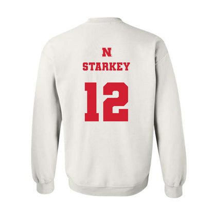 Nebraska - NCAA Women's Bowling : Abigail Starkey - Generic Shersey Crewneck Sweatshirt-1