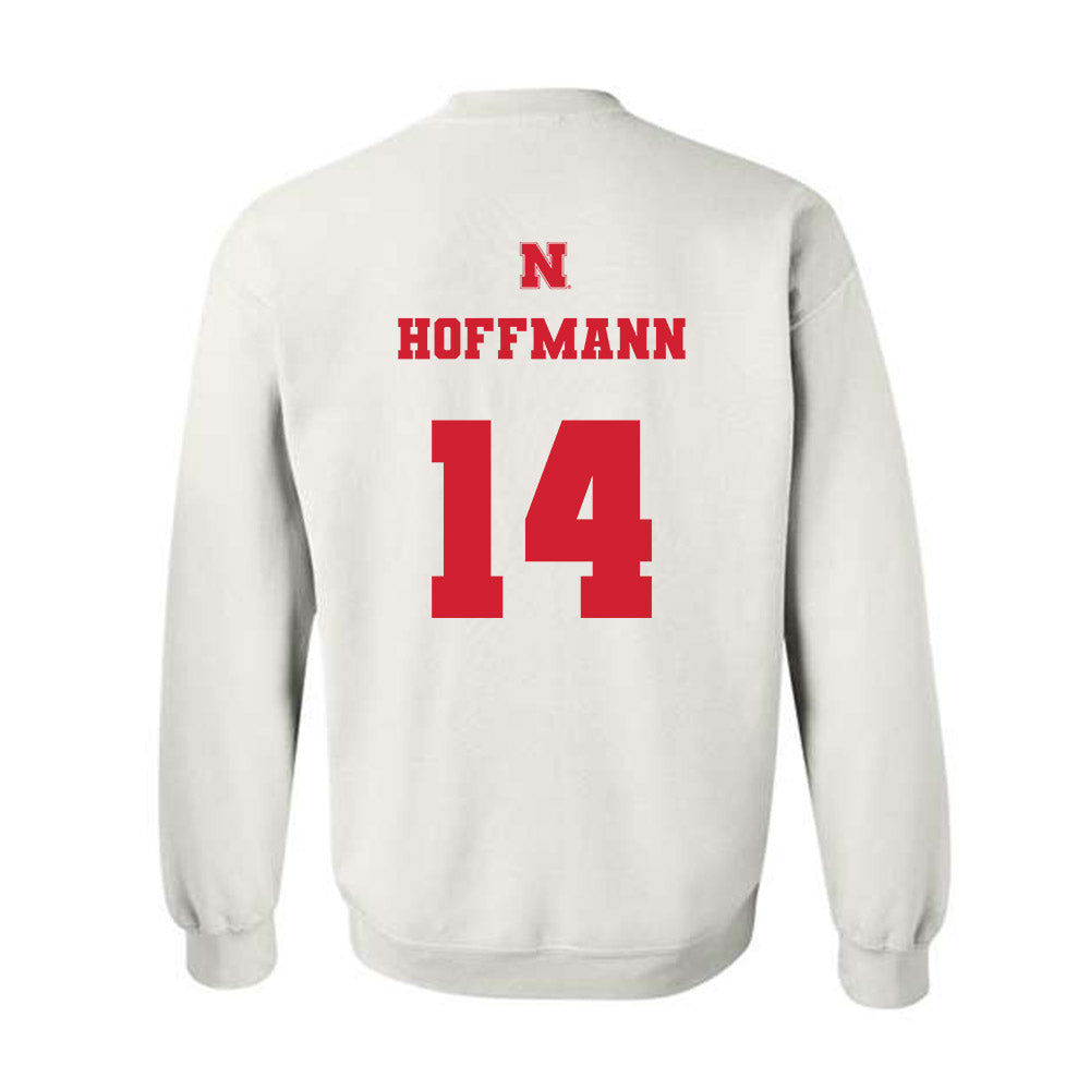 Nebraska - NCAA Softball : Kacie Hoffmann - Generic Shersey Crewneck Sweatshirt-1