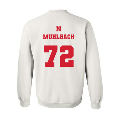 Nebraska - NCAA Softball : Carlie Muhlbach - Generic Shersey Crewneck Sweatshirt-1