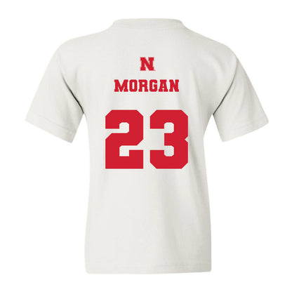 Nebraska - NCAA Men's Basketball : Andrew Morgan - Generic Shersey Youth T-Shirt