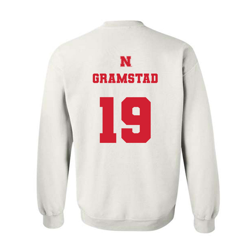 Nebraska - NCAA Football : Jalyn Gramstad - Generic Shersey Crewneck Sweatshirt