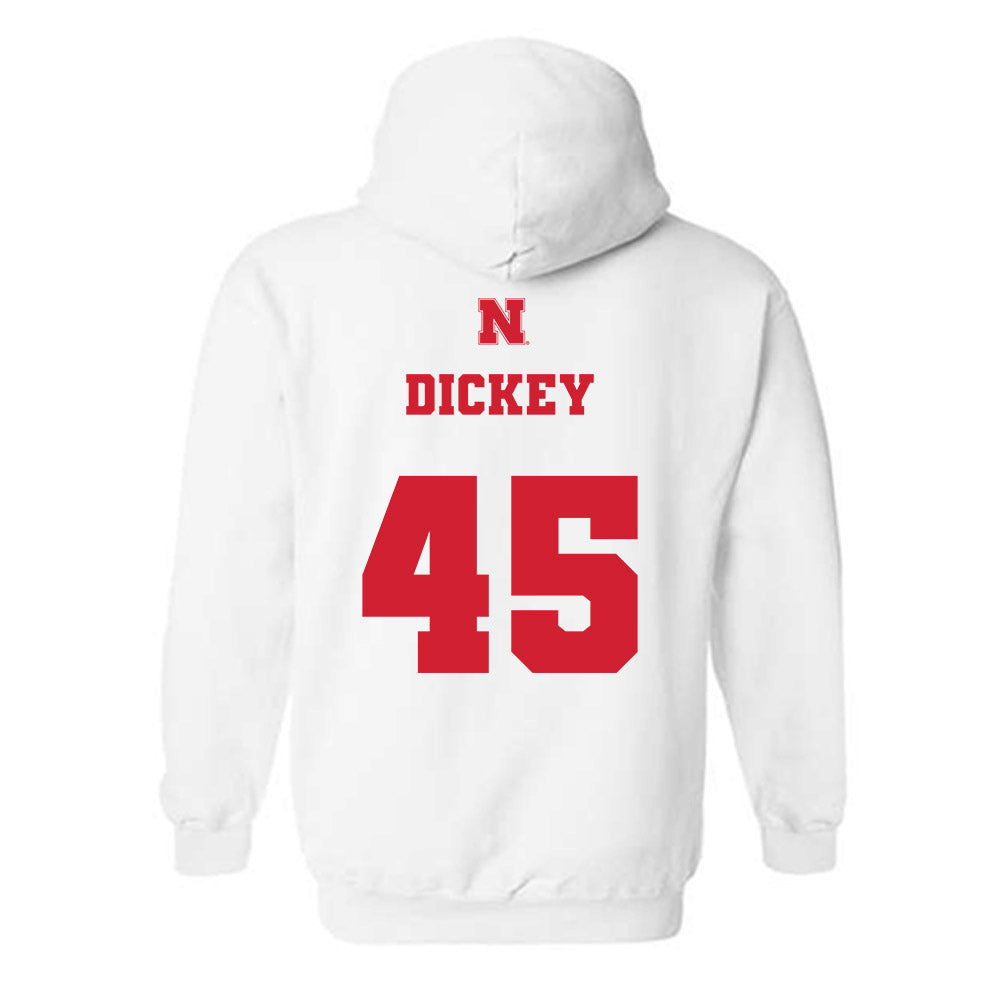 Nebraska - NCAA Football : Izaac Dickey - Generic Shersey Hooded Sweatshirt