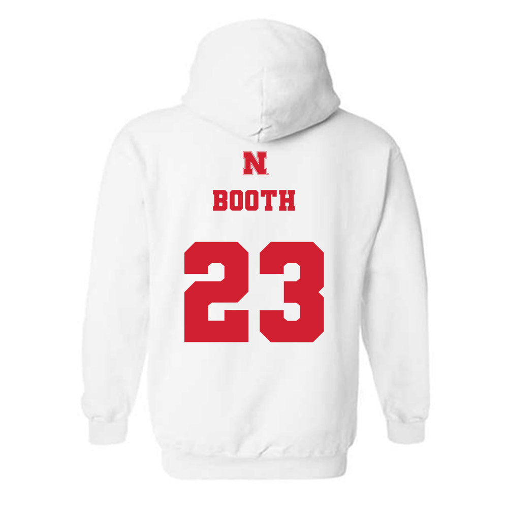 Nebraska - NCAA Football : Conor Booth - Generic Shersey Hooded Sweatshirt-1