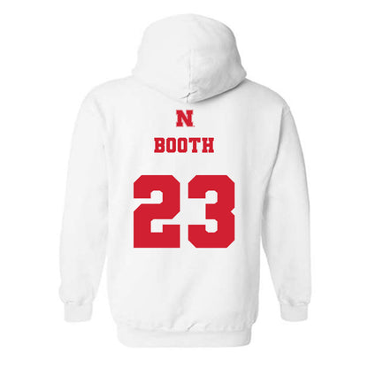 Nebraska - NCAA Football : Conor Booth - Generic Shersey Hooded Sweatshirt-1