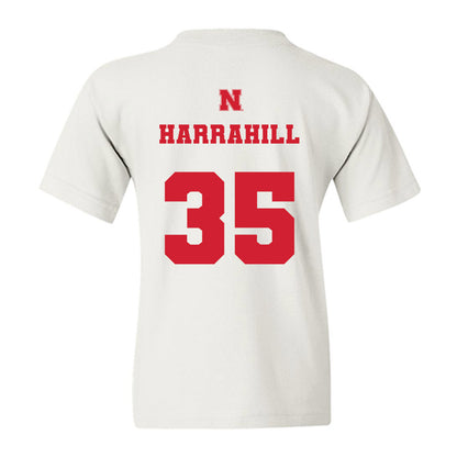 Nebraska - NCAA Baseball : Ryan Harrahill - Generic Shersey Youth T-Shirt-1