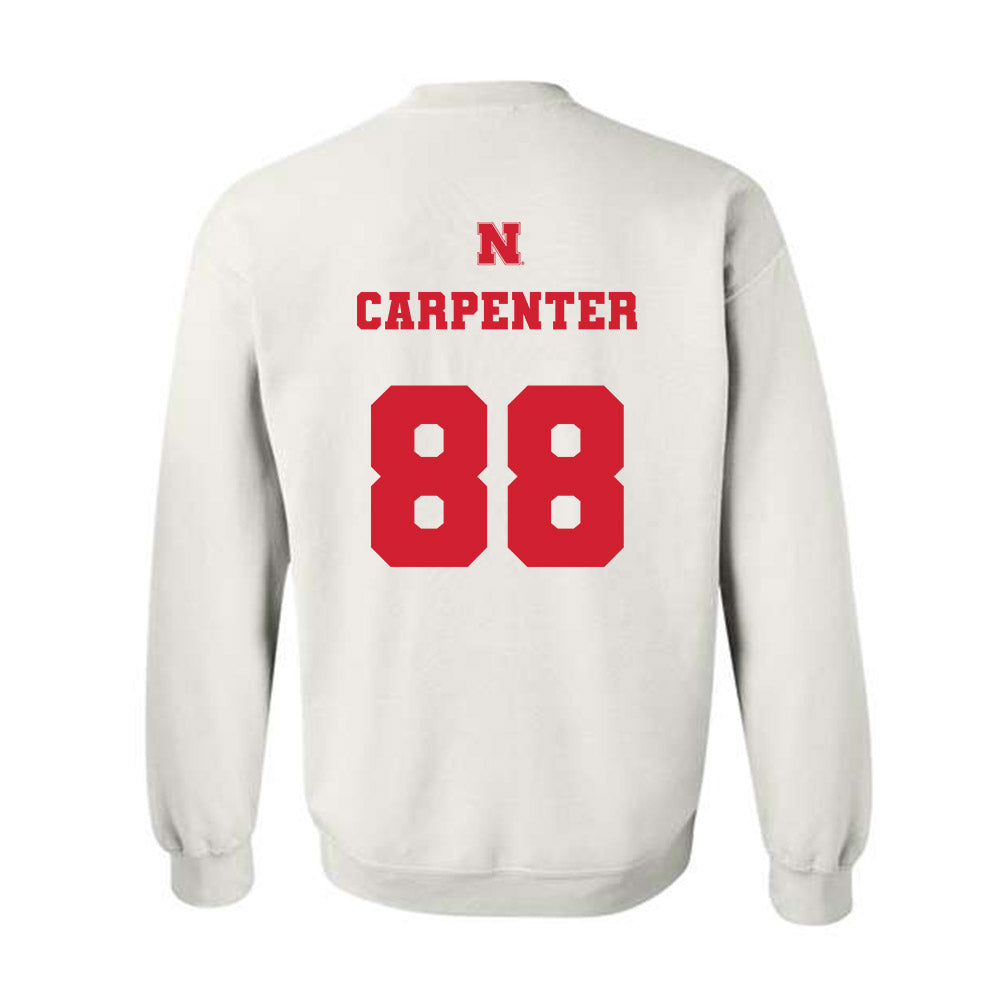 Nebraska - NCAA Football : Jackson Carpenter - Generic Shersey Crewneck Sweatshirt-1