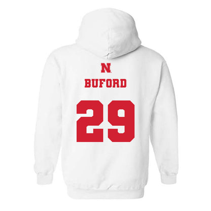 Nebraska - NCAA Football : Mario Buford - Generic Shersey Hooded Sweatshirt