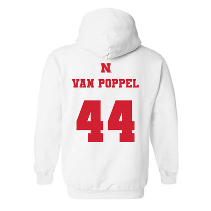 Nebraska - NCAA Football : Riley Van Poppel - Generic Shersey Hooded Sweatshirt