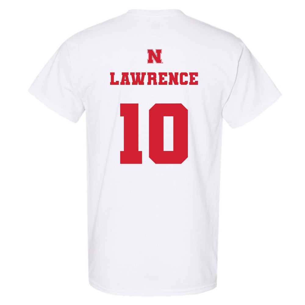 Nebraska - NCAA Men's Basketball : Jamarques Lawrence - Generic Shersey T-Shirt-1