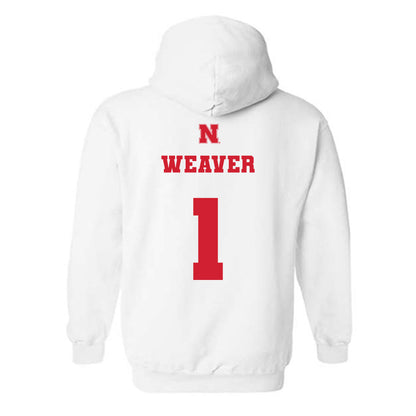 Nebraska - NCAA Women's Basketball : Hailey Weaver - Generic Shersey Hooded Sweatshirt-1