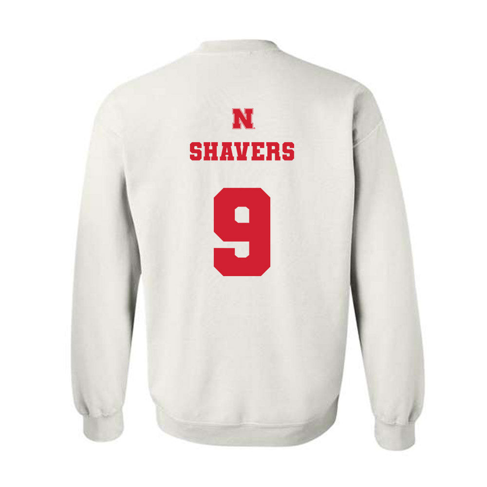 Nebraska - NCAA Football : Vincent Shavers - Generic Shersey Crewneck Sweatshirt-1