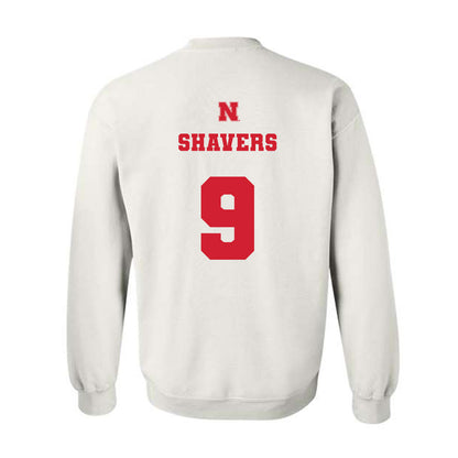 Nebraska - NCAA Football : Vincent Shavers - Generic Shersey Crewneck Sweatshirt-1