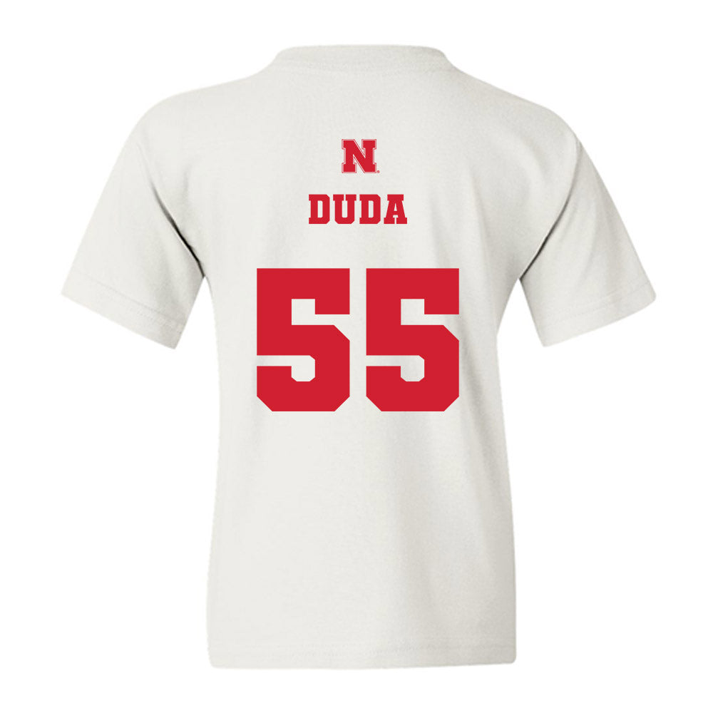 Nebraska - NCAA Football : Ethan Duda - Generic Shersey Youth T-Shirt-1