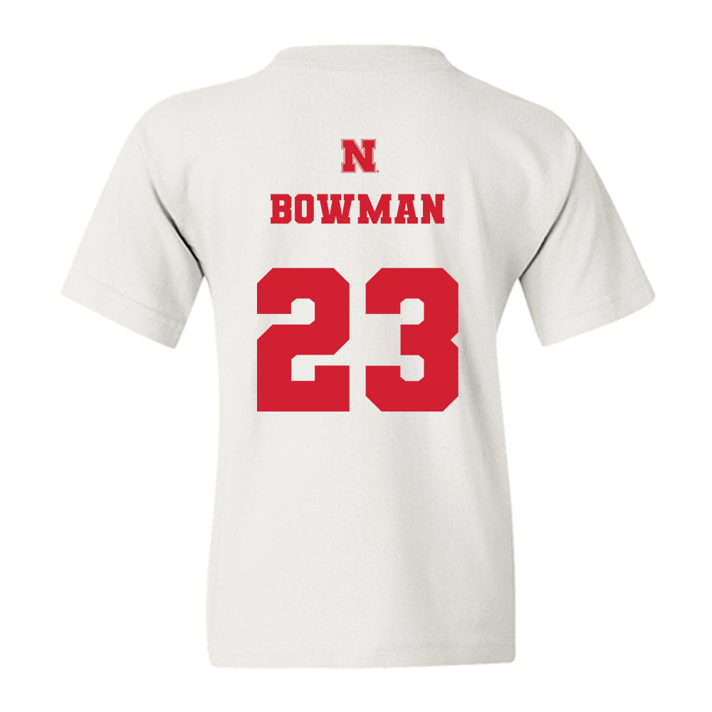 Nebraska - NCAA Women's Bowling : Kathryn Bowman - Generic Shersey Youth T-Shirt-1