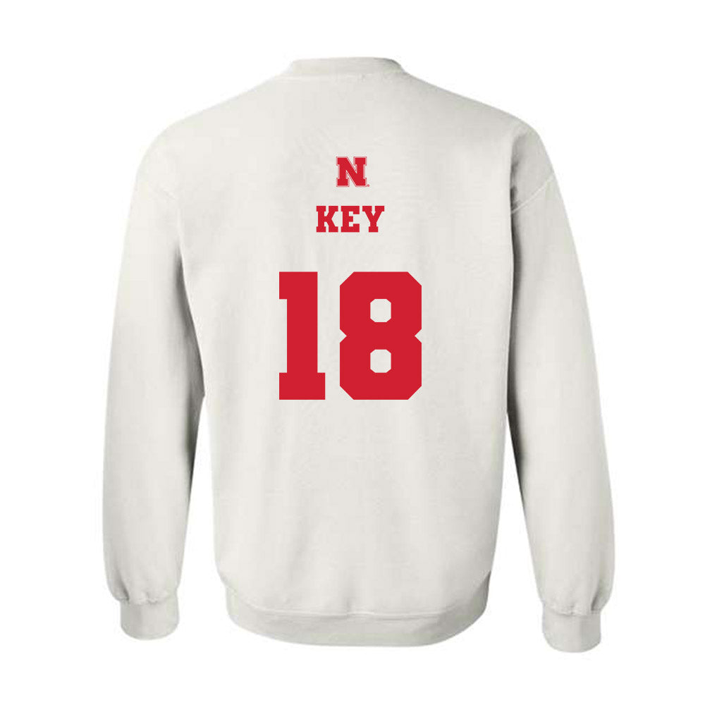 Nebraska - NCAA Football : Dane Key - Generic Shersey Crewneck Sweatshirt-1