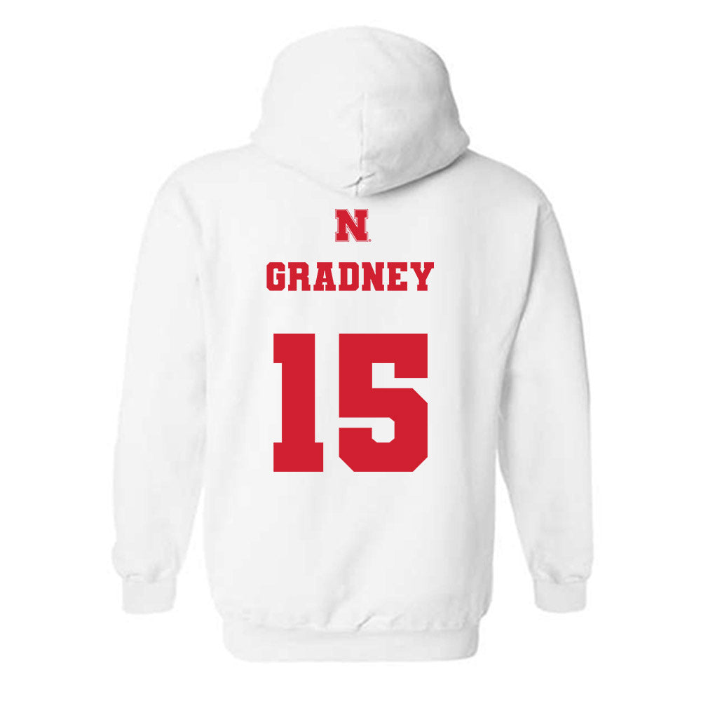 Nebraska - NCAA Football : Roger Gradney - Generic Shersey Hooded Sweatshirt