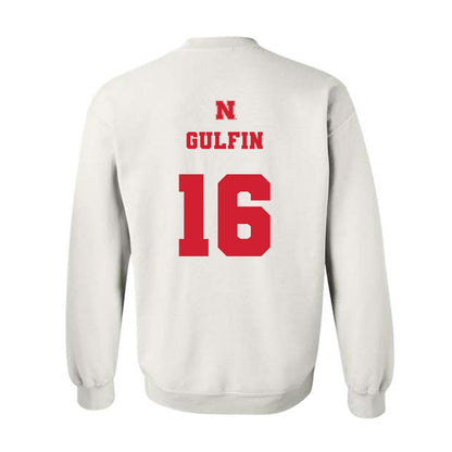 Nebraska - NCAA Softball : Elisa Gulfin - Crewneck Sweatshirt Classic Shersey