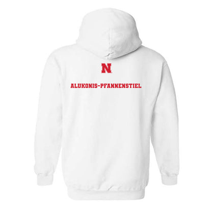 Nebraska - NCAA Women's Track & Field : Marie Alukonis-Pfannenstiel - Generic Shersey Hooded Sweatshirt