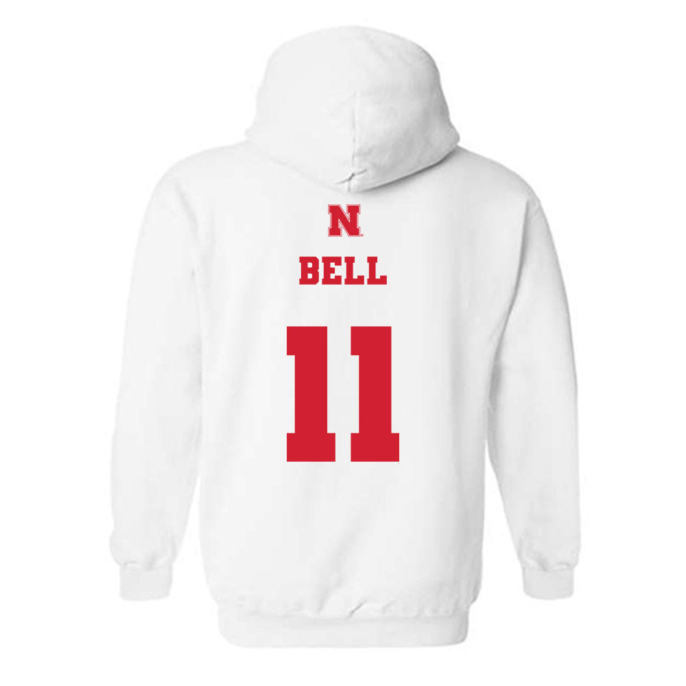 Nebraska - NCAA Football : Demitrius Bell - Generic Shersey Hooded Sweatshirt-1