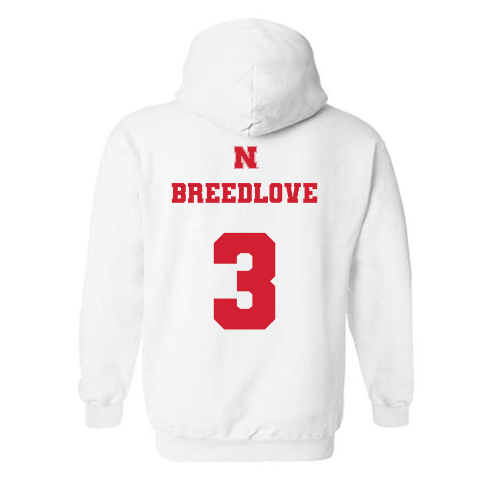 Nebraska - NCAA Women's Bowling : Lani Breedlove - Generic Shersey Hooded Sweatshirt