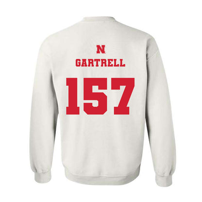 Nebraska - NCAA Wrestling : Dez Gartrell - Generic Shersey Crewneck Sweatshirt-1