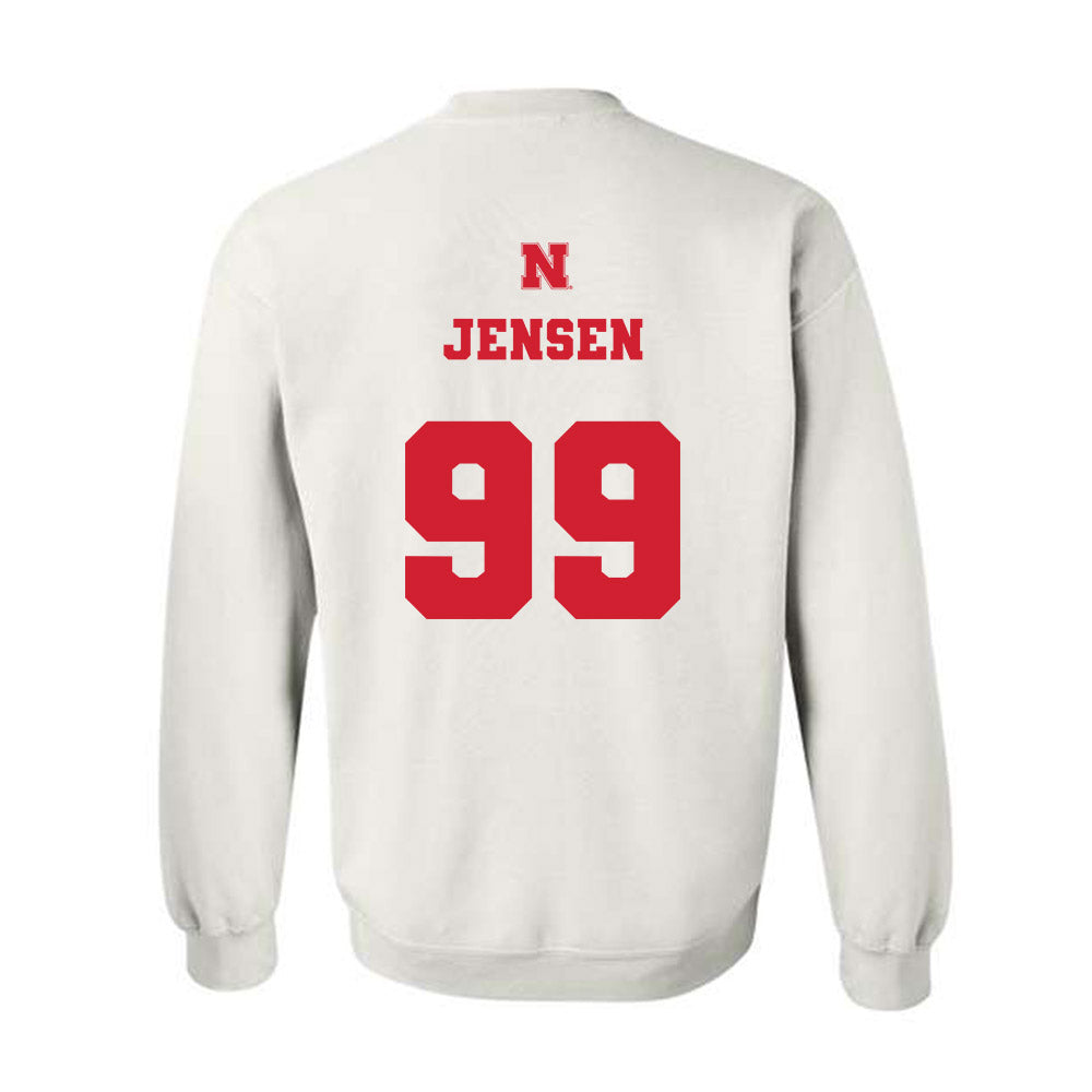 Nebraska - NCAA Softball : Alexis Jensen - Generic Shersey Crewneck Sweatshirt-1