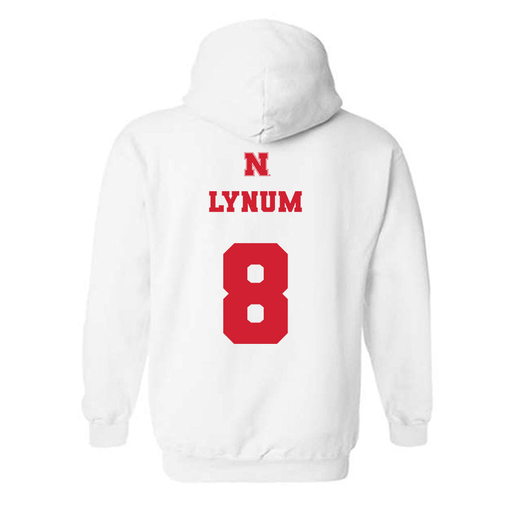 Nebraska - NCAA Football : Tamon Lynum - Generic Shersey Hooded Sweatshirt-1