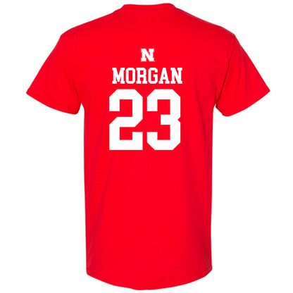 Nebraska - NCAA Men's Basketball : Andrew Morgan - Generic Shersey T-Shirt