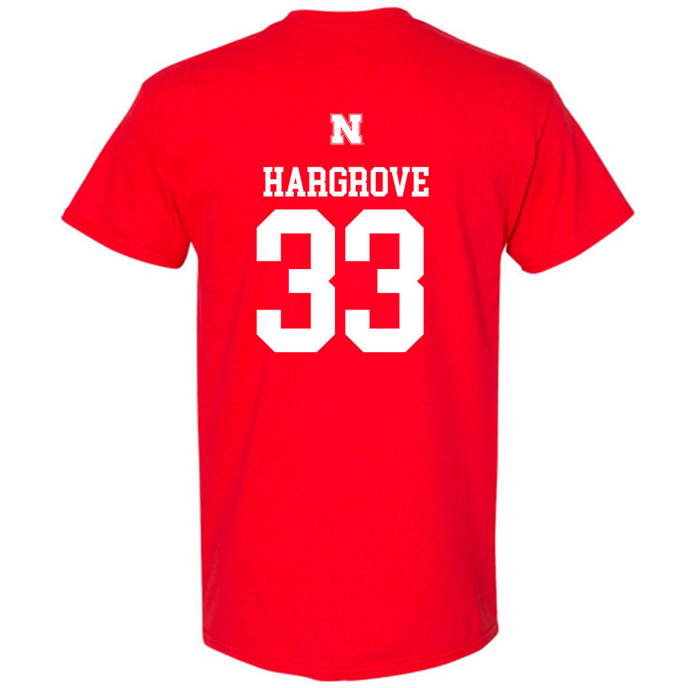 Nebraska - NCAA Women's Basketball : Amiah Hargrove - Generic Shersey T-Shirt