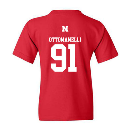 Nebraska - NCAA Football : Nico Ottomanelli - Generic Shersey Youth T-Shirt