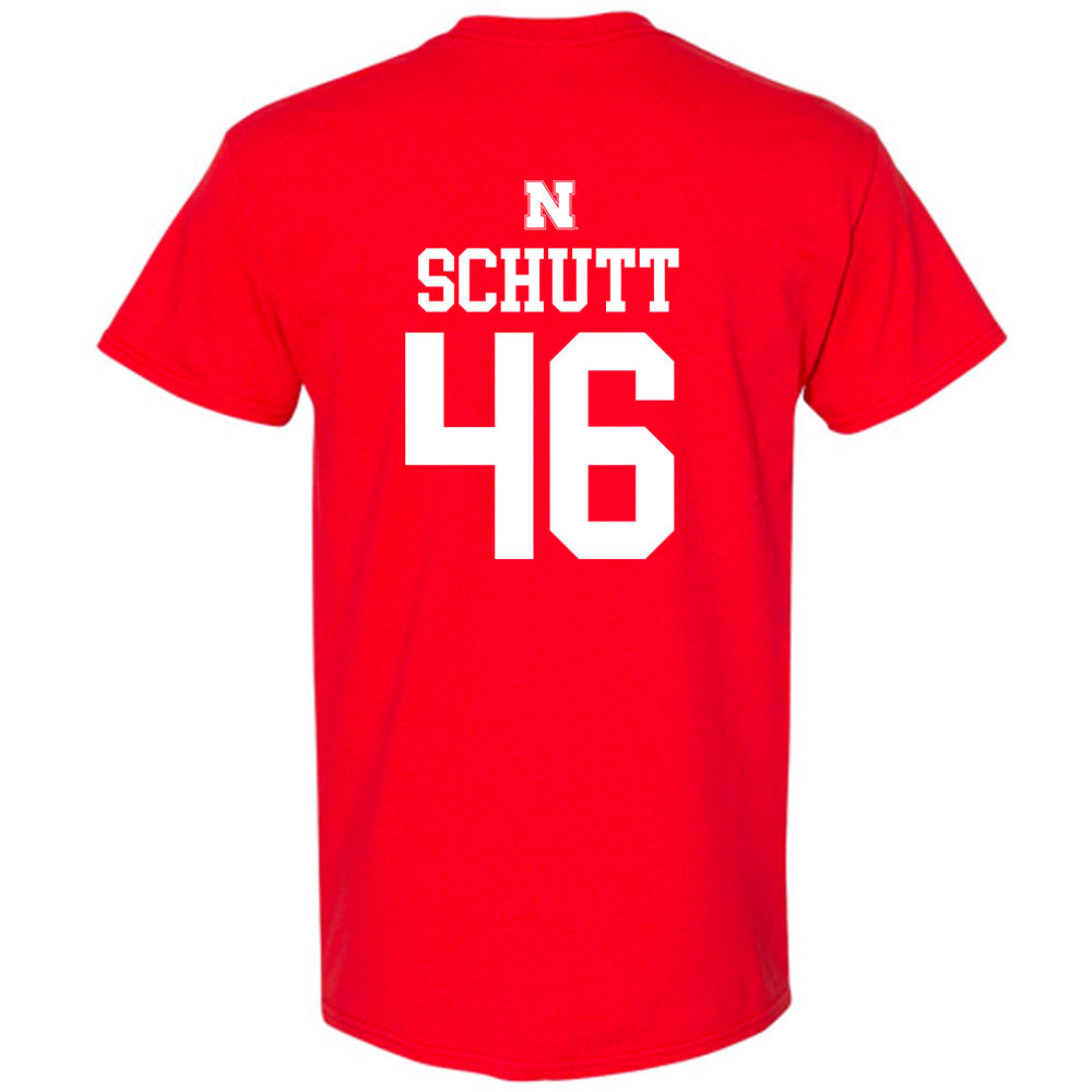 Nebraska - NCAA Football : Connor Schutt - Generic Shersey T-Shirt-1