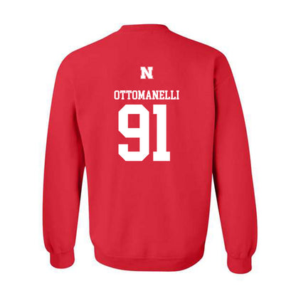 Nebraska - NCAA Football : Nico Ottomanelli - Generic Shersey Crewneck Sweatshirt