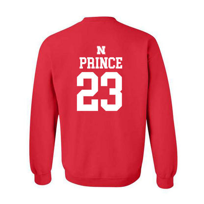 Nebraska - NCAA Women's Basketball : Britt Prince - Generic Shersey Crewneck Sweatshirt