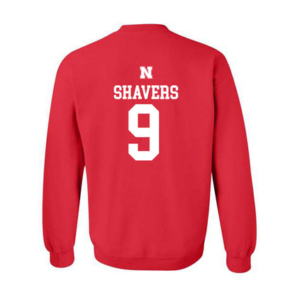Nebraska - NCAA Football : Vincent Shavers - Generic Shersey Crewneck Sweatshirt-1