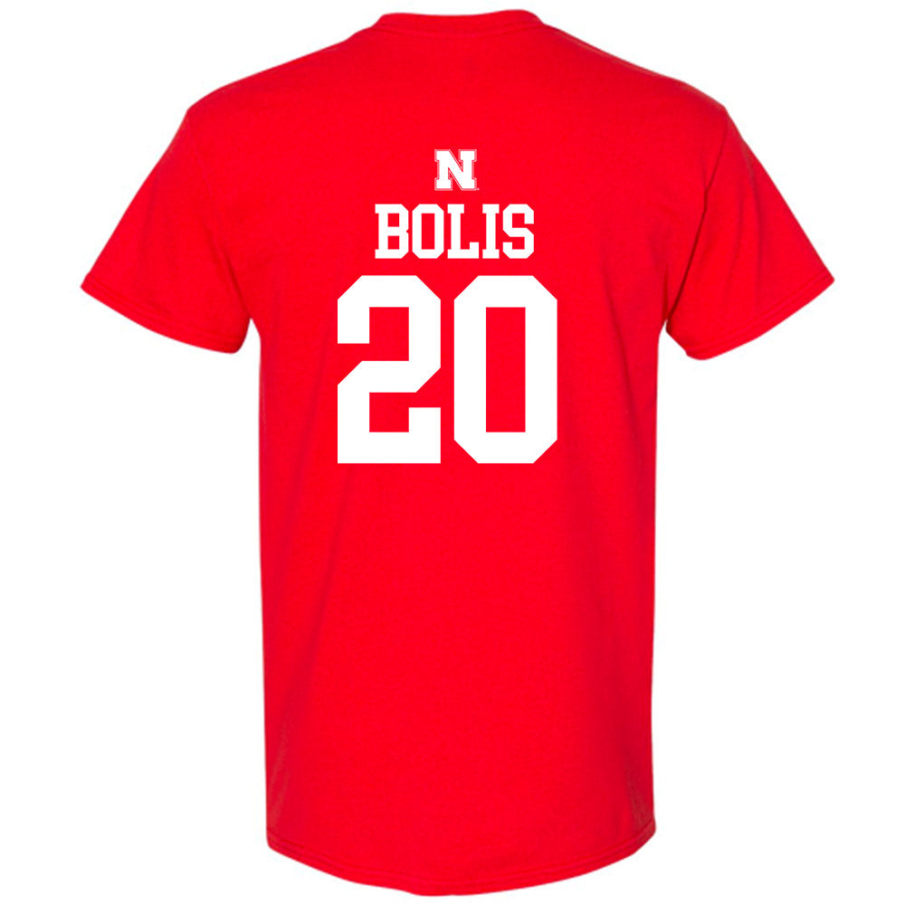 Nebraska - NCAA Men's Basketball : Justin Bolis - Generic Shersey T-Shirt