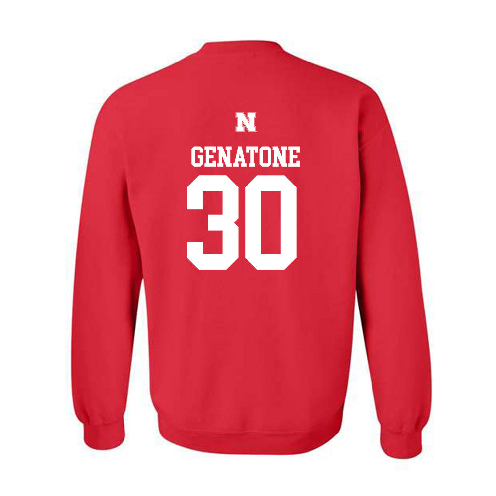 Nebraska - NCAA Football : Vincent Genatone - Generic Shersey Crewneck Sweatshirt