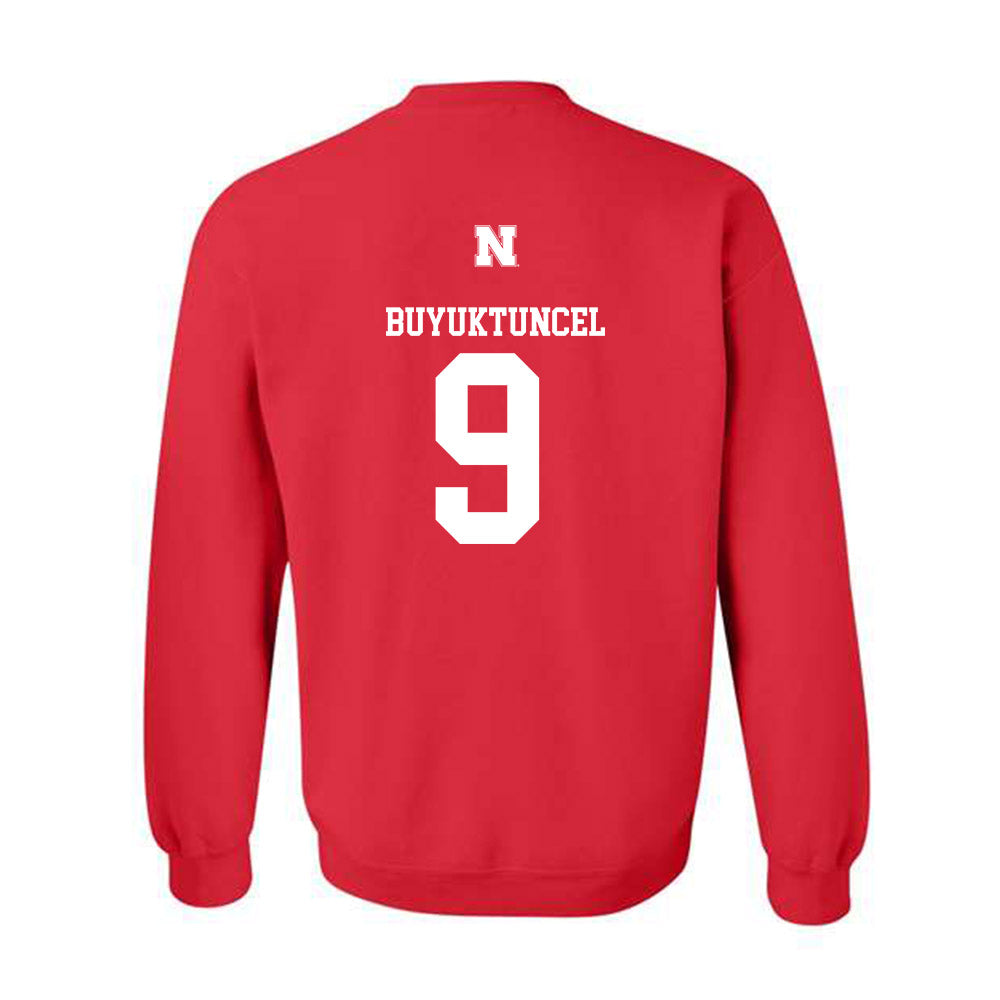 Nebraska - NCAA Men's Basketball : Berke Buyuktuncel - Generic Shersey Crewneck Sweatshirt