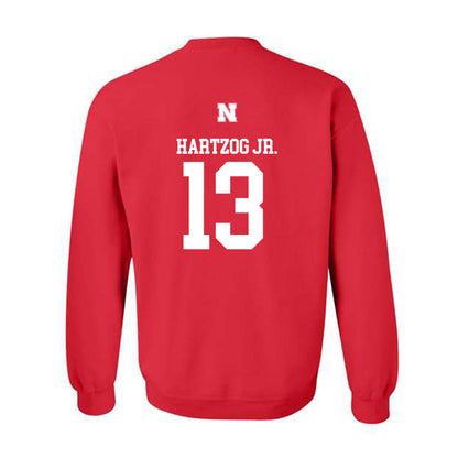 Nebraska - NCAA Football : Malcolm Hartzog Jr. - Generic Shersey Crewneck Sweatshirt