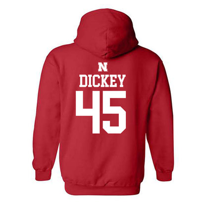 Nebraska - NCAA Football : Izaac Dickey - Generic Shersey Hooded Sweatshirt