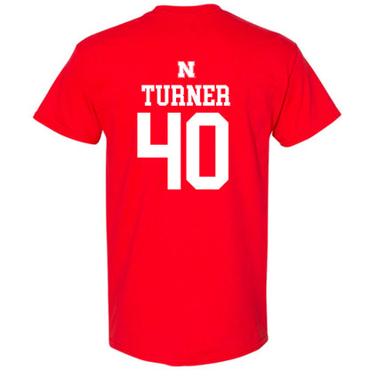 Nebraska - NCAA Football : Brice Turner - Generic Shersey T-Shirt