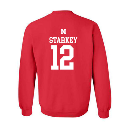 Nebraska - NCAA Women's Bowling : Abigail Starkey - Generic Shersey Crewneck Sweatshirt-1