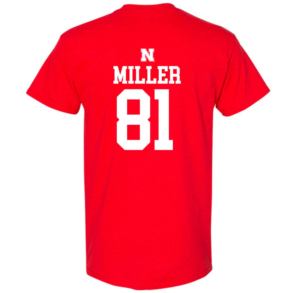 Nebraska - NCAA Football : Hayes Miller - Generic Shersey T-Shirt