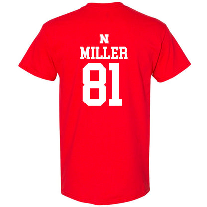 Nebraska - NCAA Football : Hayes Miller - Generic Shersey T-Shirt