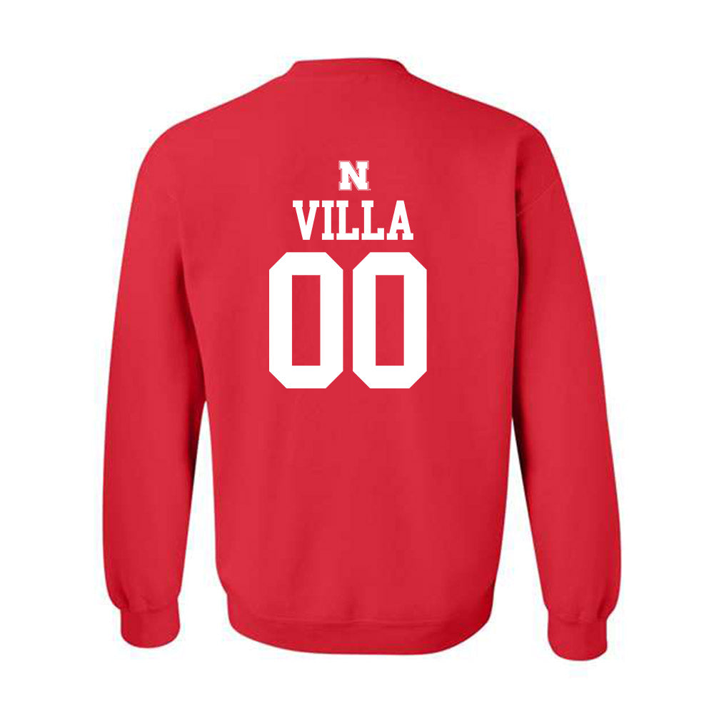 Nebraska - NCAA Women's Soccer : Cece Villa - Generic Shersey Crewneck Sweatshirt