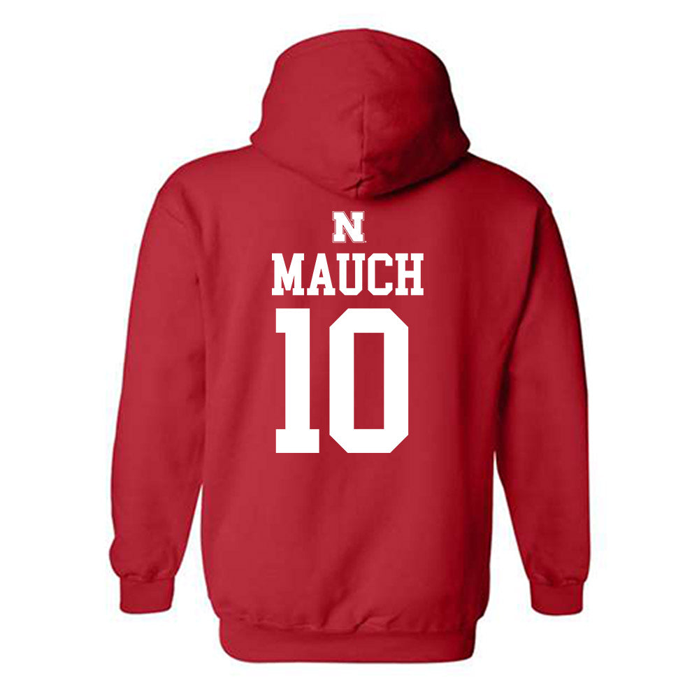 Nebraska - NCAA Women's Volleyball : Olivia Mauch - Generic Shersey Hooded Sweatshirt