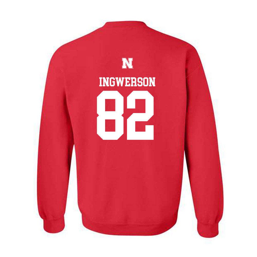 Nebraska - NCAA Football : Eric Ingwerson - Generic Shersey Crewneck Sweatshirt