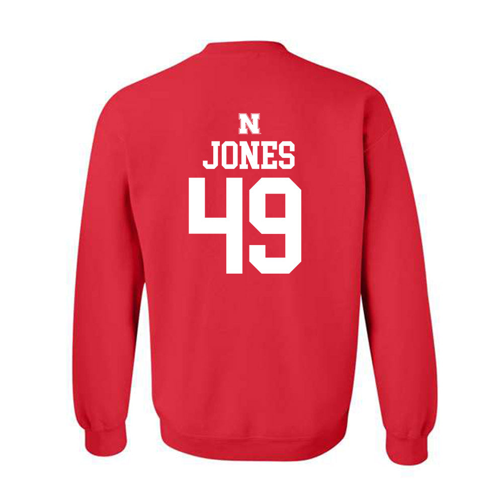 Nebraska - NCAA Football : Mason Jones - Generic Shersey Crewneck Sweatshirt